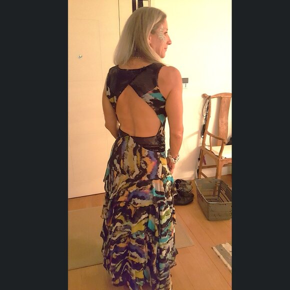 Matthew Williamson for H&M Sequined Maxi Dress Sz 6 - Picture 8 of 16